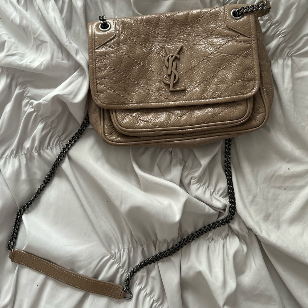Saint Laurent Niki leather crossbody bag (size small)